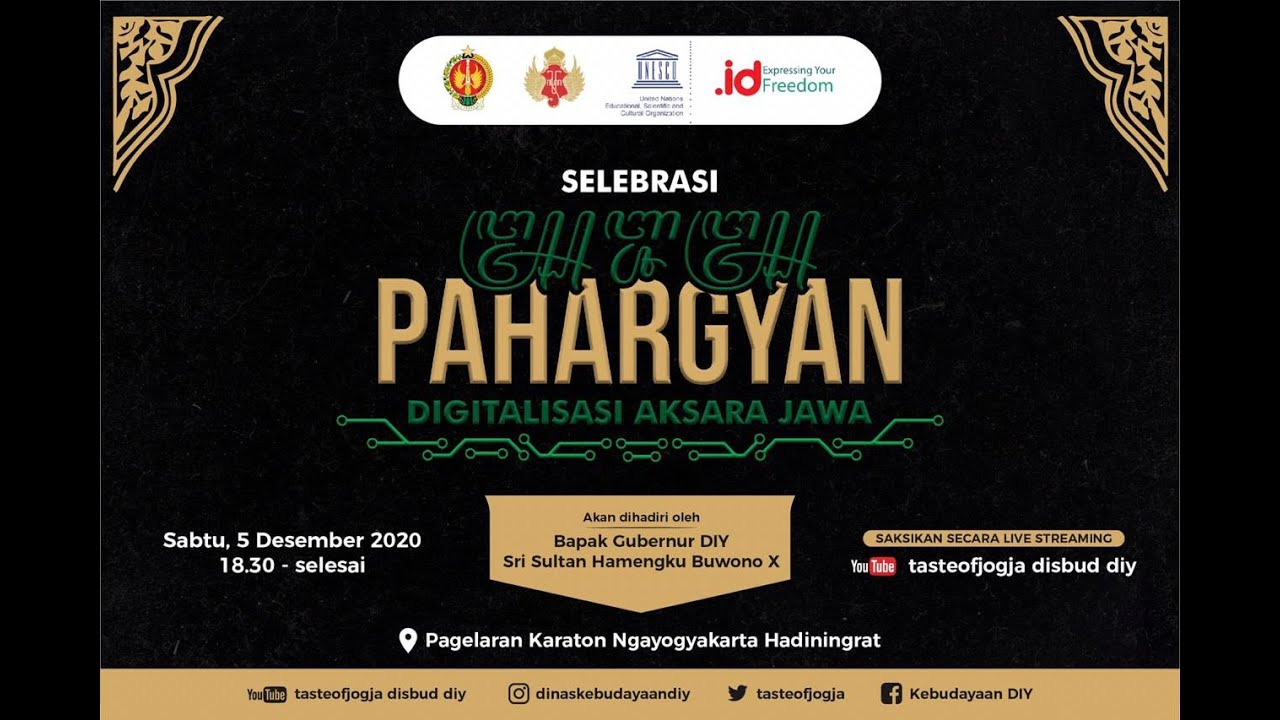 Selebrasi Pahargyan Digitalisasi Aksara Jawa