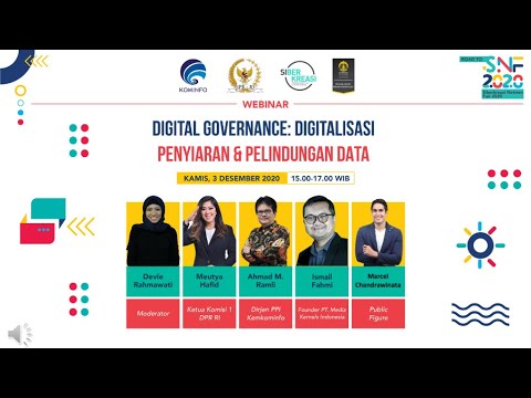 Webinar Literasi Digital "Digitalisasi Penyiaran dan Perlindungan Data"