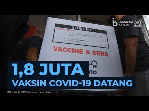 1,8 Juta Vaksin COVID-19 Datang!