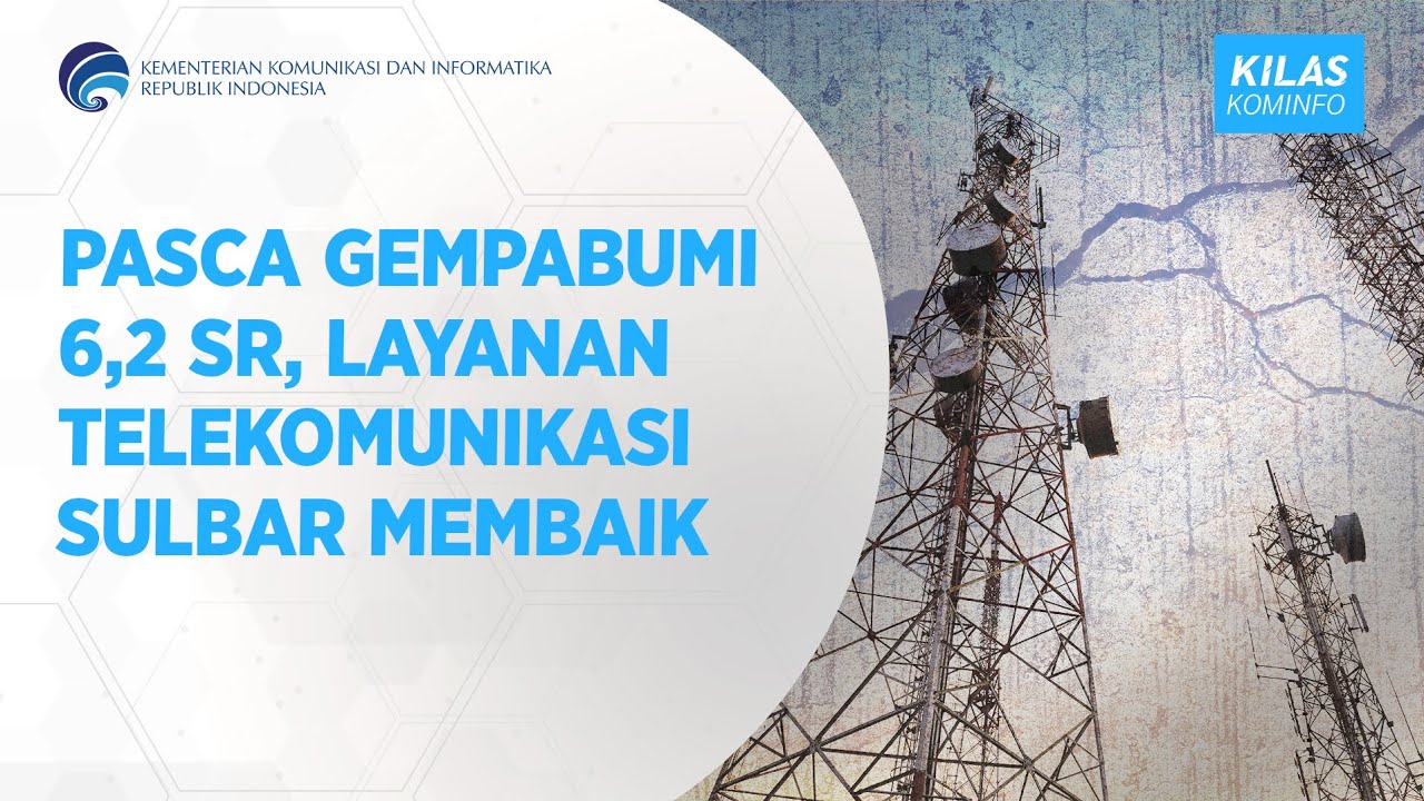 Pasca Gempabumi 6,2 SR, Layanan Telekomunikasi Sulbar Membaik