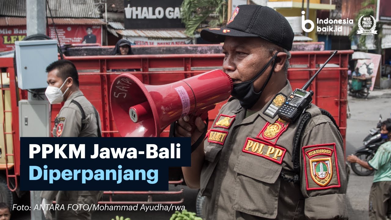 PPKM Jawa Bali Diperpanjang