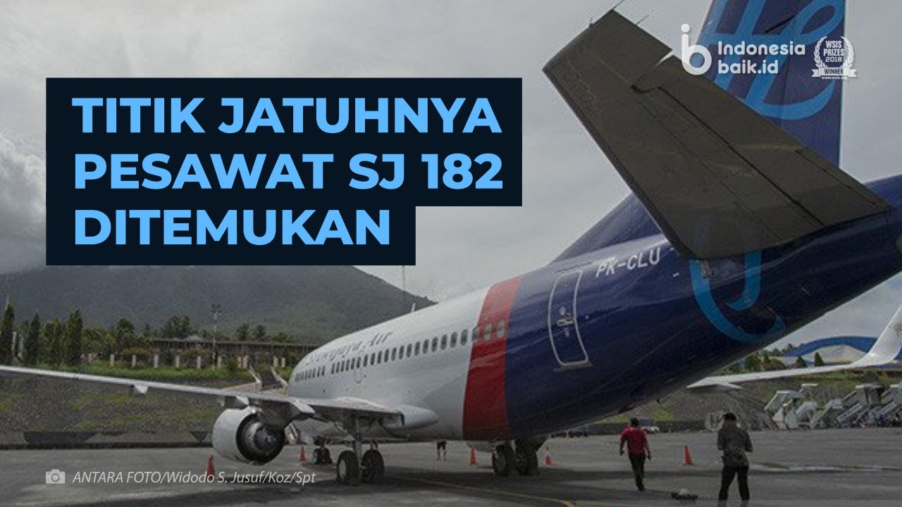 Titik Jatuhnya Pesawat SJ 182 Ditemukan