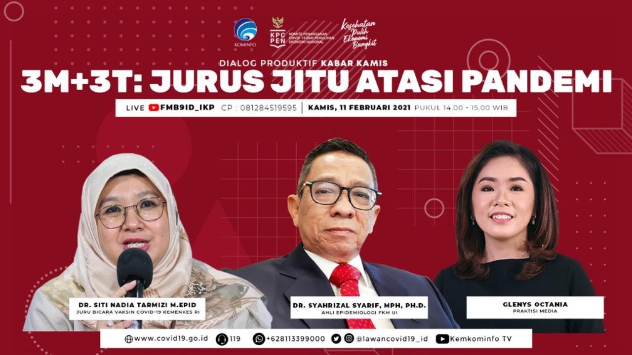 [Dialog] 3M + 3T : Jurus Jitu Atasi Pandemi