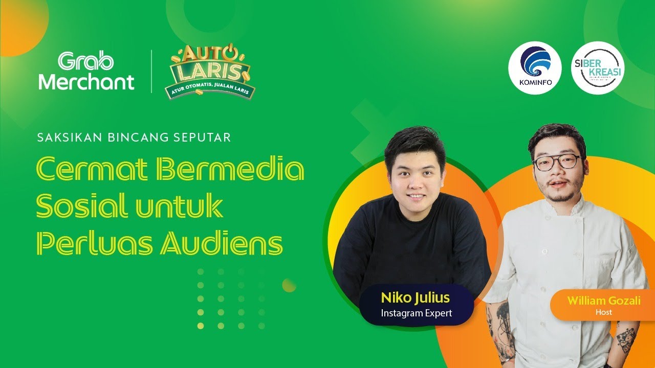 GrabMerchant #AutoLaris: Cermat Bermedia Sosial untuk Perluas Audiens