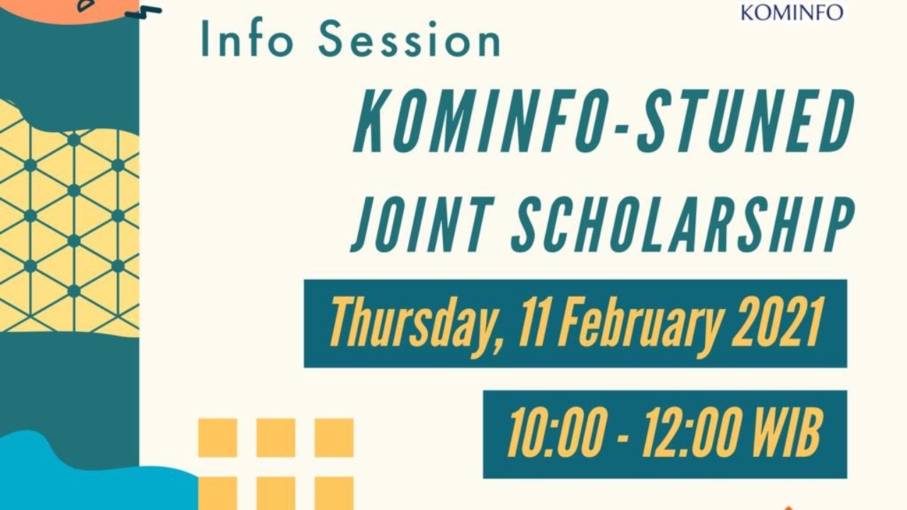 Info Session : Kominfo - Stuned Joint Scholarship