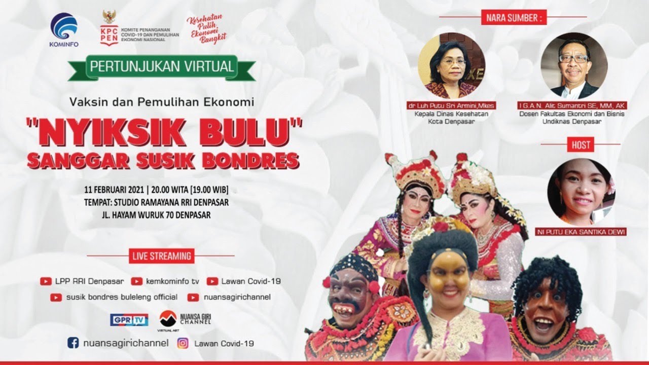 [Pertunjukan Rakyat] LIVE Susik Bondres – Nyiksik Bulu - Bali