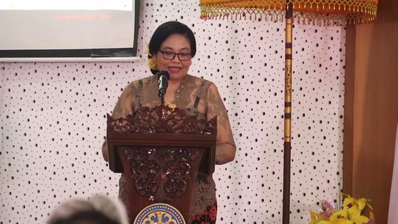 Sambutan Dekan Fakultas Ilmu Budaya Universitas Udayana dalam Selebrasi Digitalisasi Aksara Bali