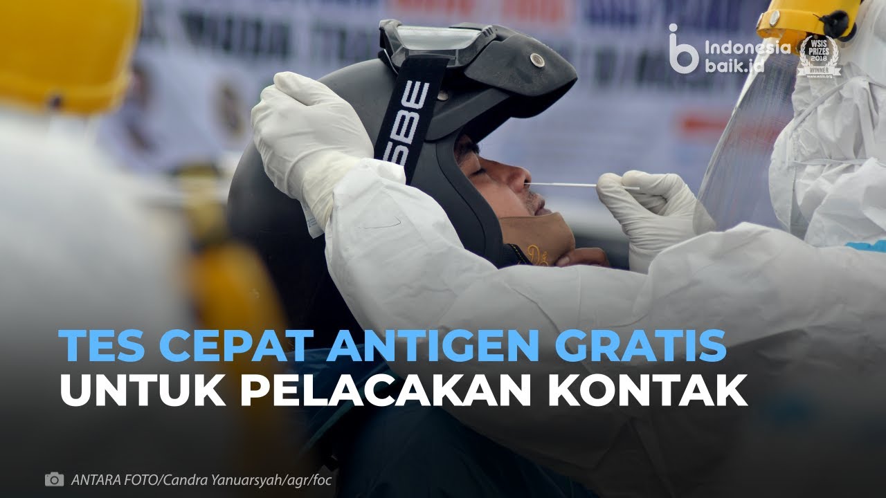 Tes Cepat Antigen Gratis untuk Pelacakan Kontak