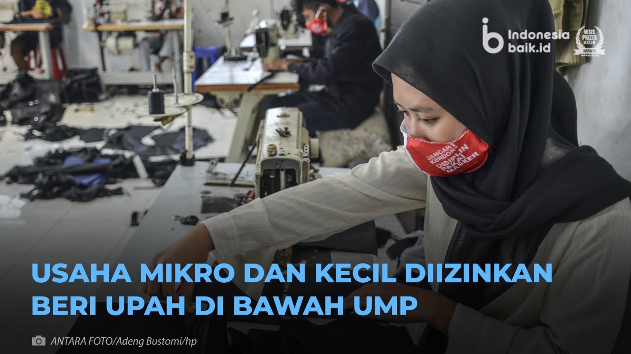 Usaha Mikro dan Kecil Diizinkan Beri Upah di Bawah UMP