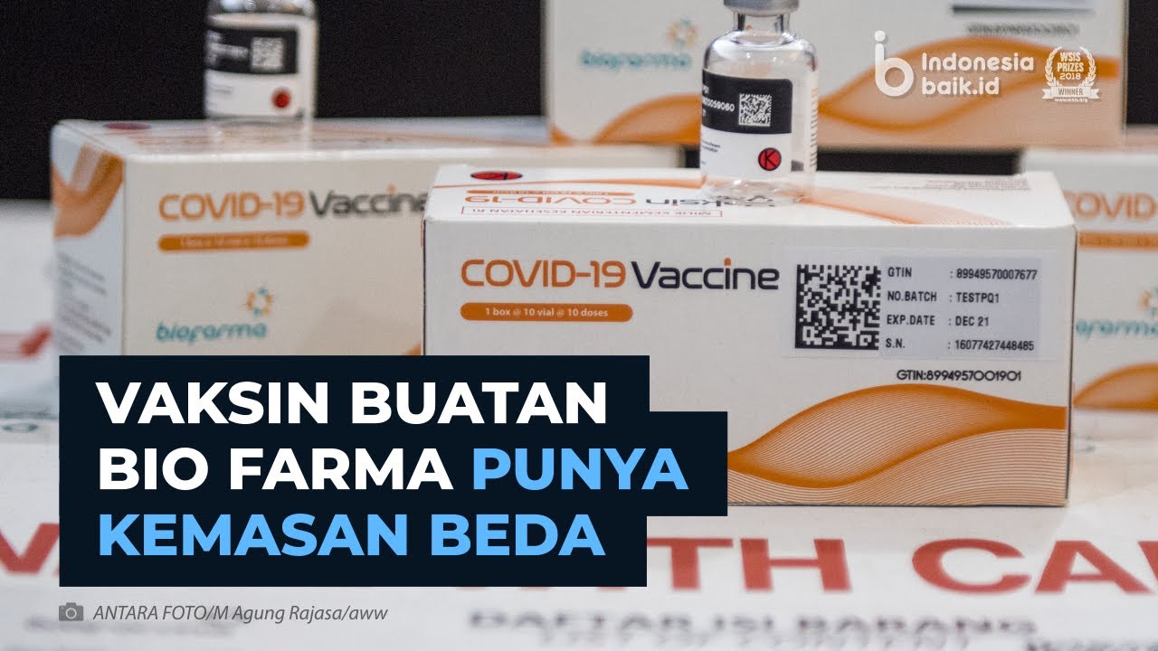 Vaksin Buatan Bio Farma Punya Kemasan Beda