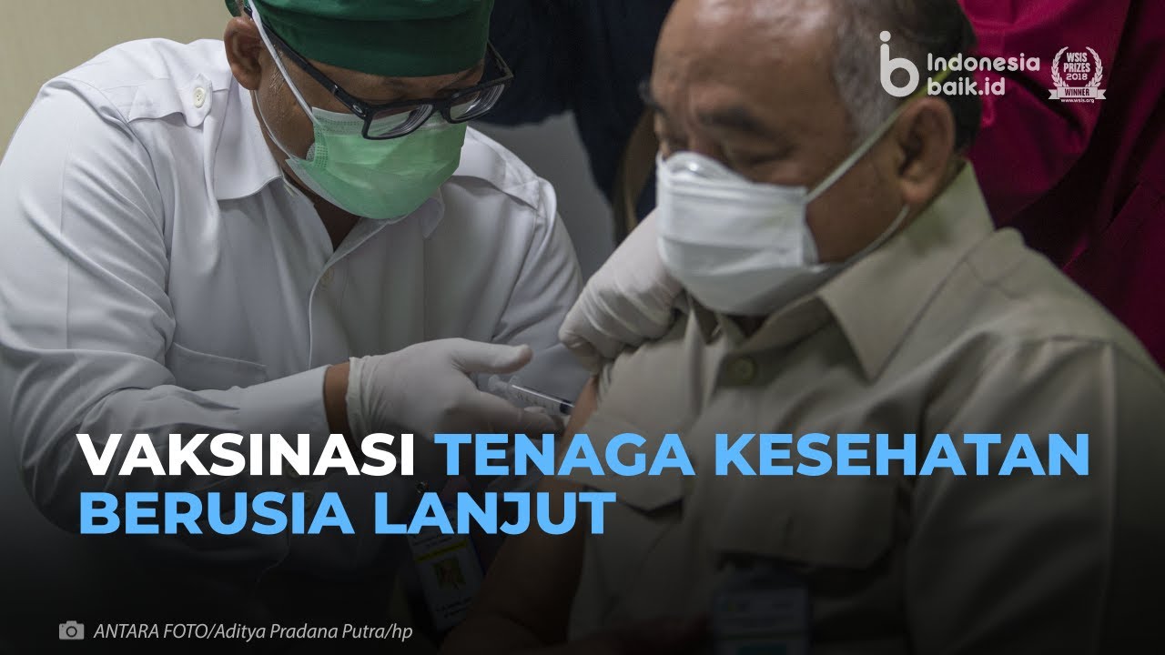 Vaksinasi Tenaga Kesehatan Berusia Lanjut