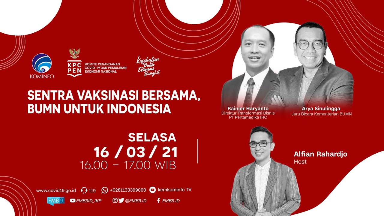 [Dialog] Sentra Vaksinasi Bersama, BUMN untuk Indonesia