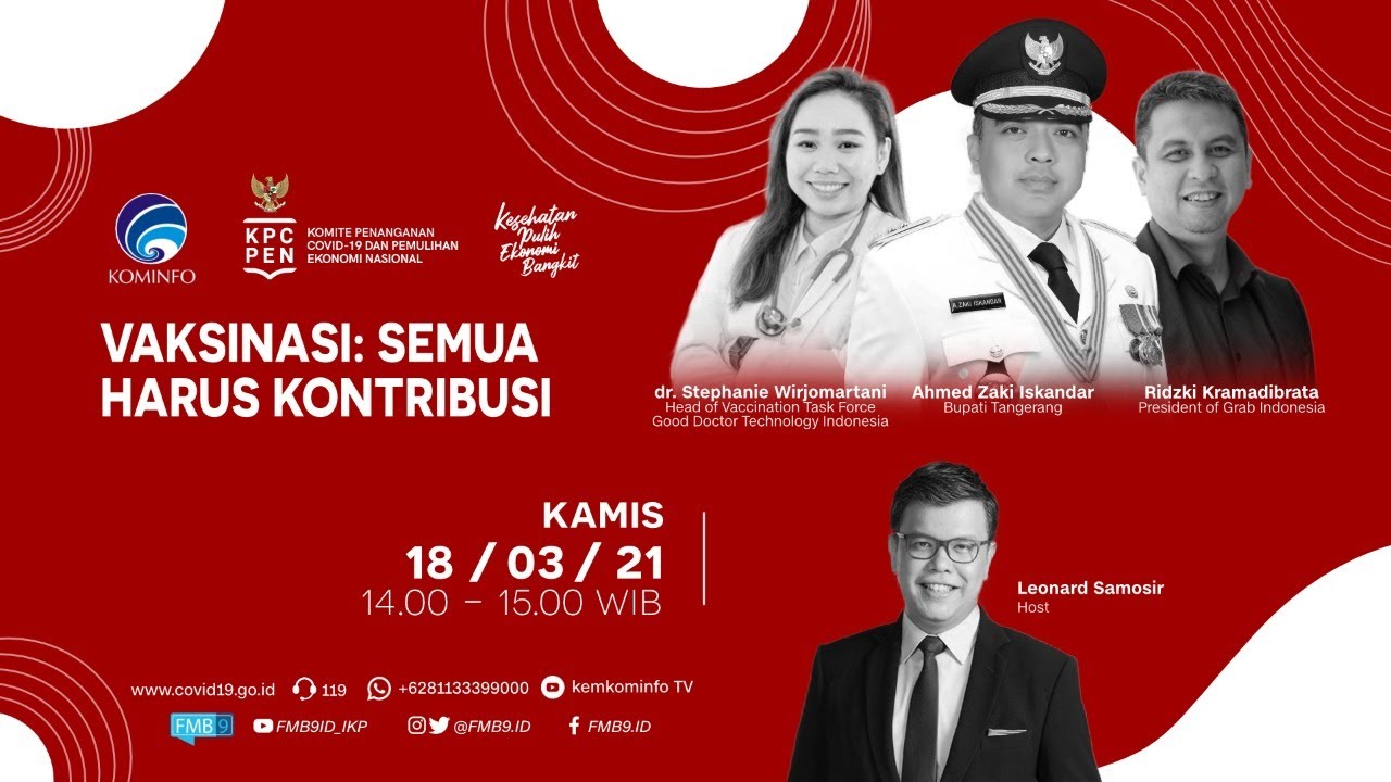 [Dialog] "Vaksinasi: Semua Harus Kontribusi" #KolaborasiVaksinasi