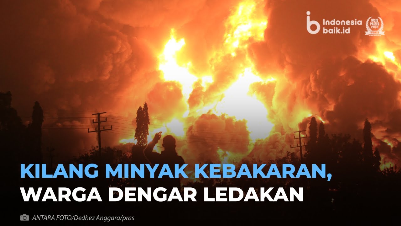 Kilang Minyak Balongan Milik Pertamina Terbakar