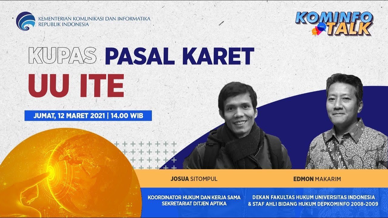 Kominfo Talk : Kupas UU ITE