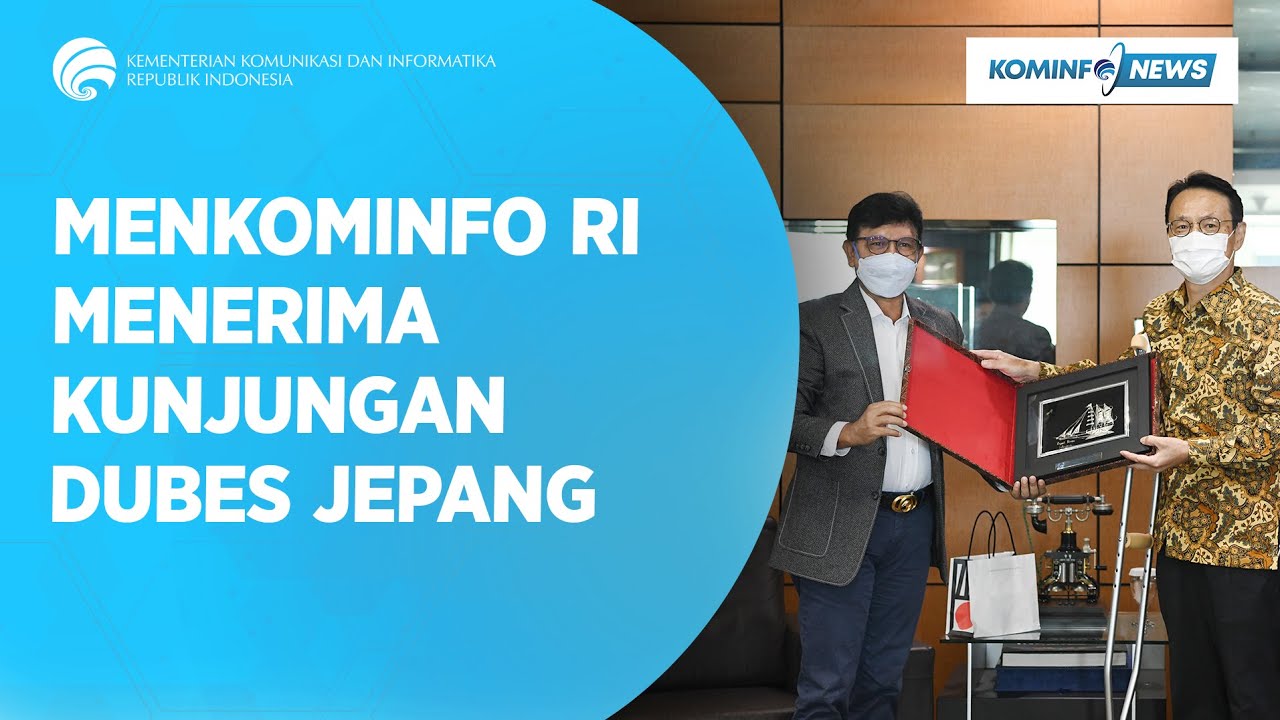 Menkominfo RI Menerima Kunjungan Dubes Jepang