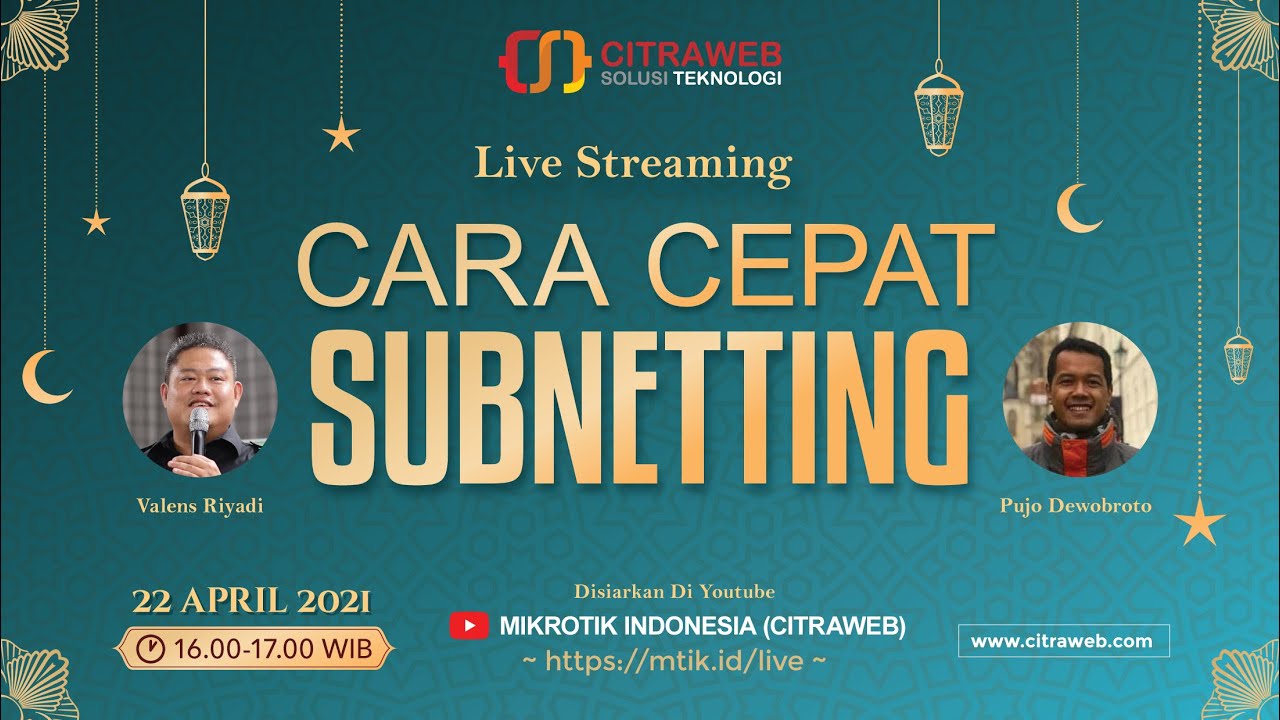 Cara Cepat Subnetting [Live Streaming]