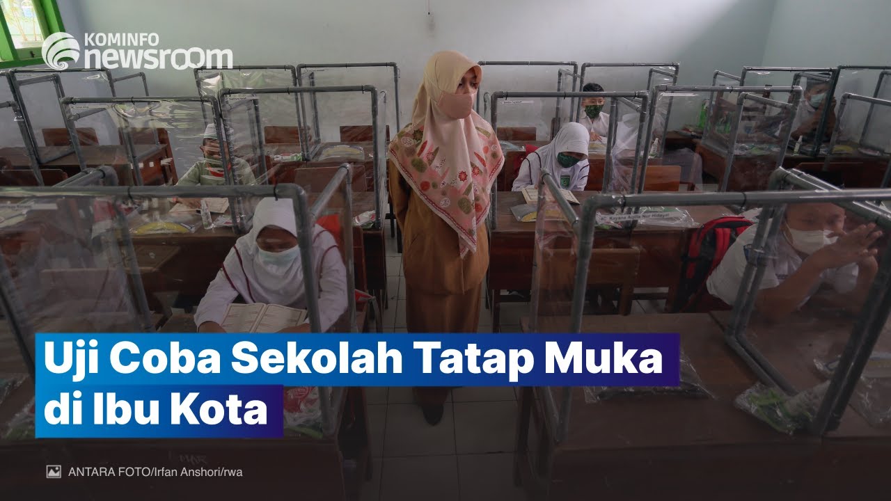 85 Sekolah di Jakarta Uji Coba Sekolah Tatap Muka