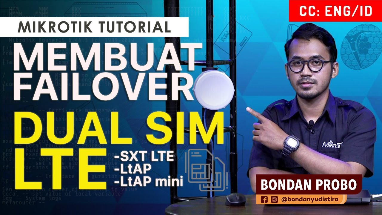 Failover Dual SIM LTE - MIKROTIK TUTORIAL [ENG SUB]