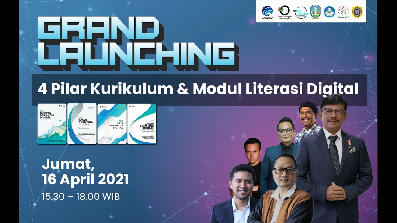 Grand Launching 4 Modul dan Kurikulum Literasi Digital