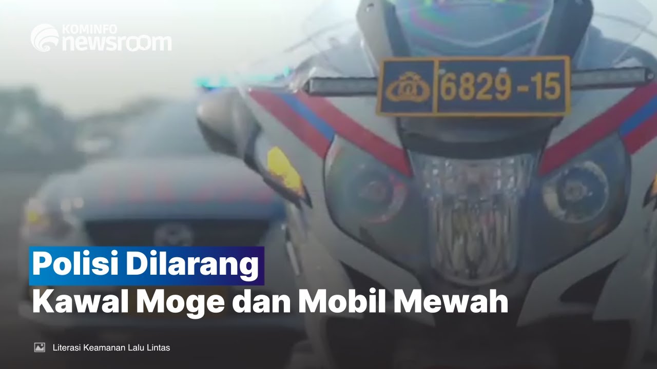 Ingat ya, SohIB! Polisi Dilarang Kawal Moge dan Mobil Mewah, lho!