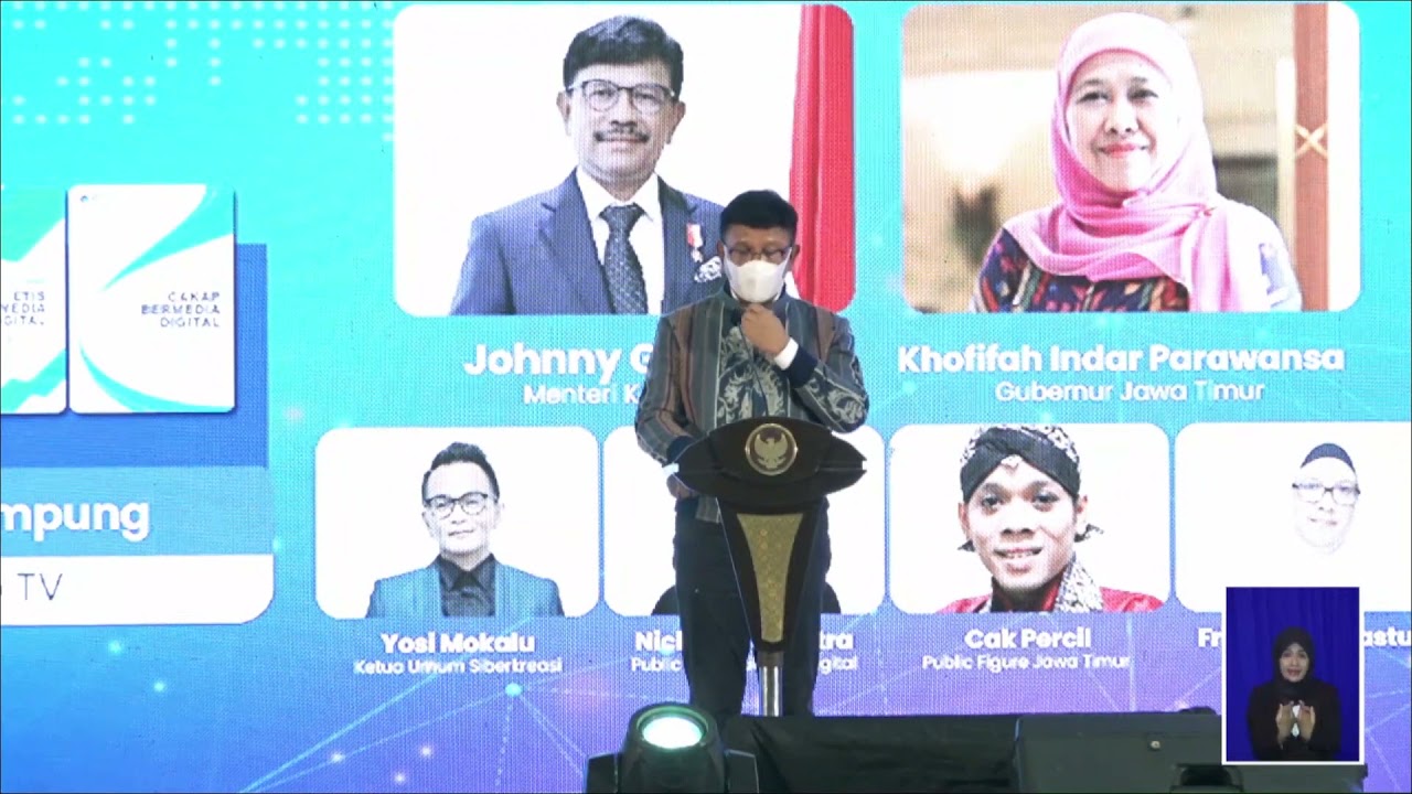 Sambutan Menkominfo dalam Grand Launching 4 Pilar Kurikulum & Modul Literasi Digital