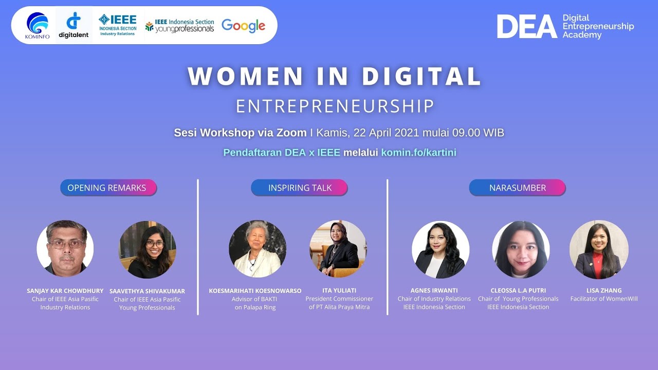 Women in Digital Entrepreneurship - Sesi Workshop