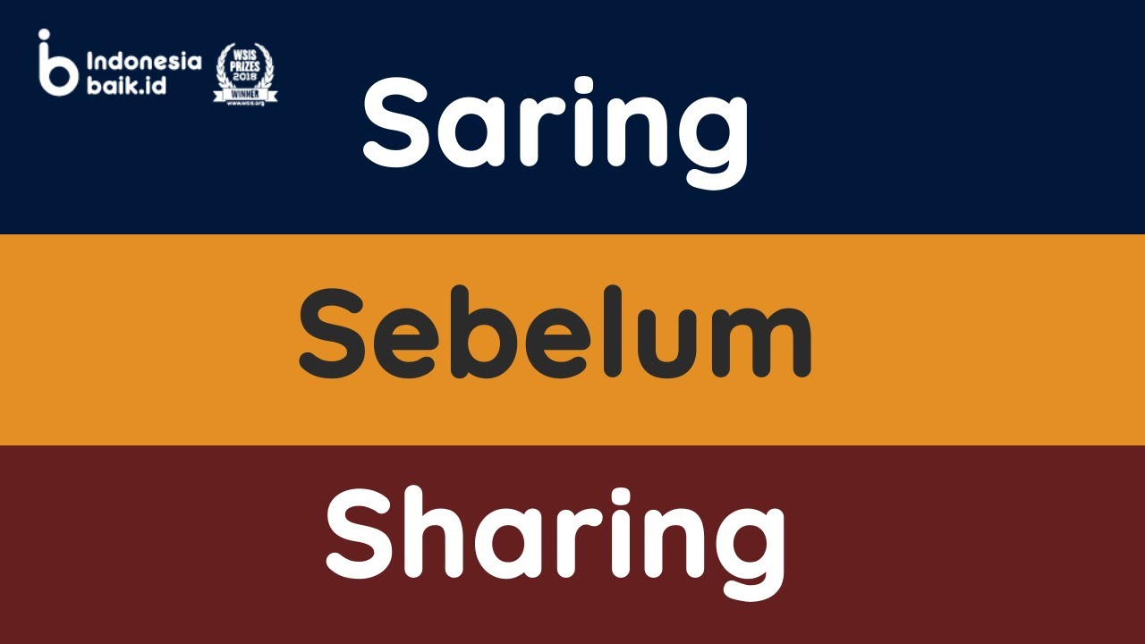 Yuk, Biasakan "Saring" Sebelum "Sharing", SohIB!