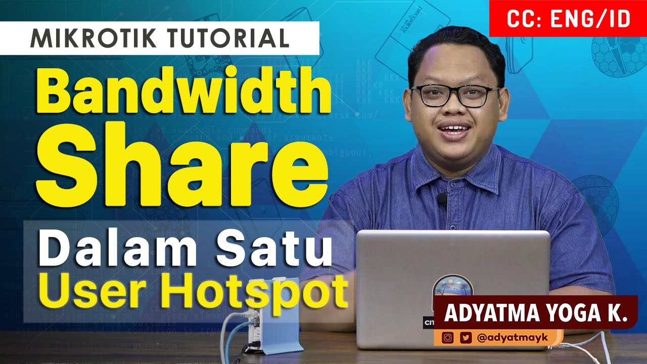 Bandwidth Share Dalam Satu User Hotspot - MIKROTIK TUTORIAL [ENG SUB]