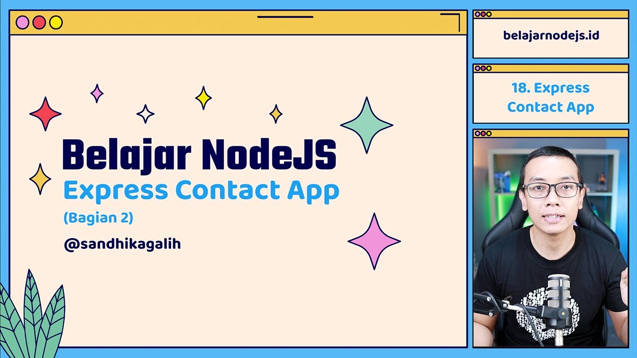 Belajar NodeJS | 18. Express Contact App (Bagian 2)