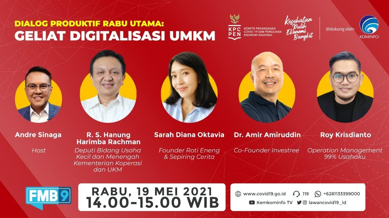 DIALOG PRODUKTIF RABU UTAMA - GELIAT DIGITALISASI UMKM