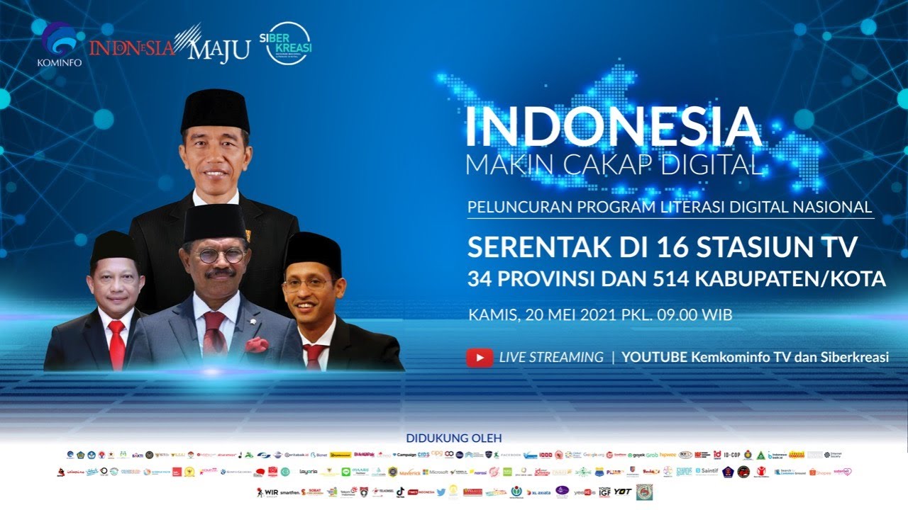 Indonesia Makin Cakap Digital - Peluncuran Program Literasi Digital Nasional