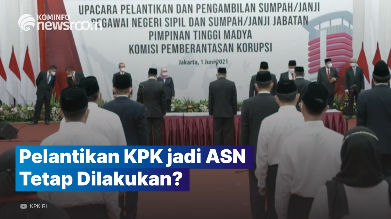 1.271 Pegawai KPK Dilantik jadi ASN