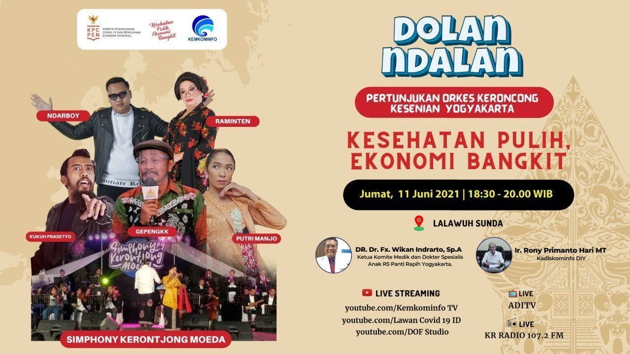 [Pertunjukan Rakyat] Dolan Ndalan - Kesehatan Pulih, Ekonomi Bangkit