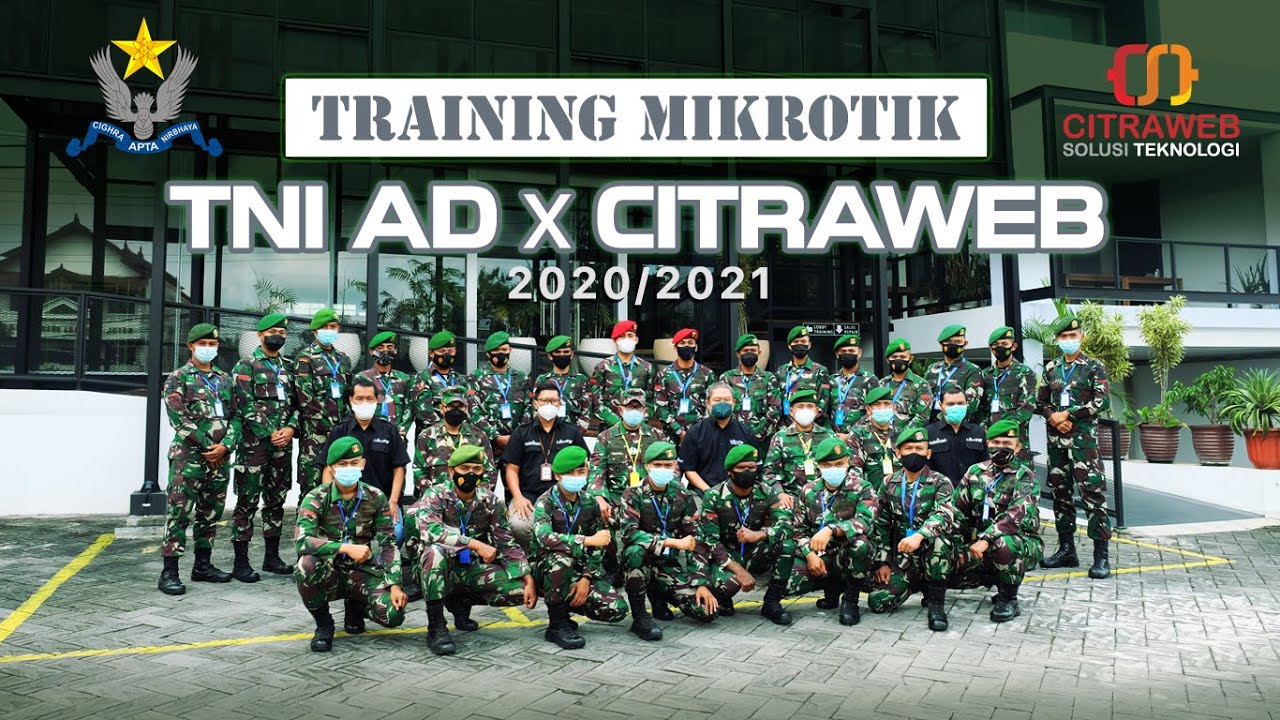 Training MikroTik TNI AD x Citraweb 2020/2021