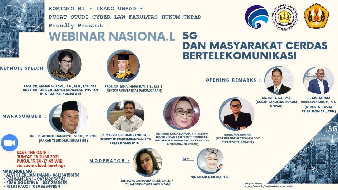 [Webinar] 5G dan Masyarakat Cerdas Bertelekomunikasi