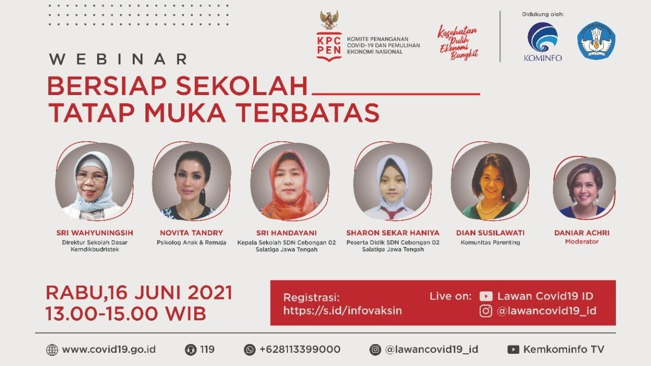 Webinar - Bersiap Sekolah, Tatap Muka Terbatas