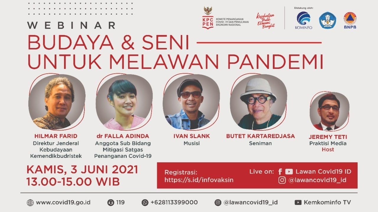 Webinar - Budaya & Seni untuk Melawan Pandemi