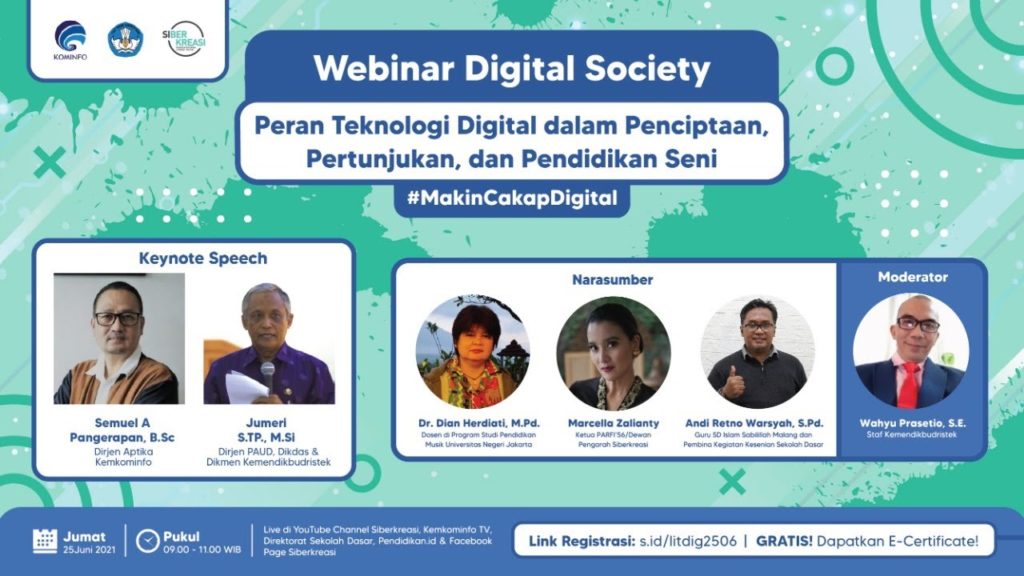 Webinar Digital Society "Peran Teknologi Digital Dalam Penciptaan ...