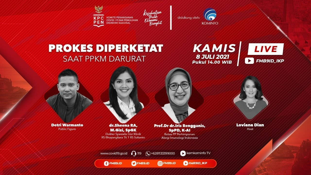 Dialog Kabar Kamis : Prokes Diperketat Saat PPKM Darurat