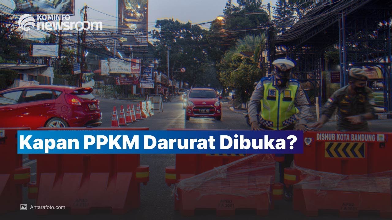 Jika Kasus Turun,  PPKM Darurat Dibuka Bertahap Mulai 26 Juli 2021