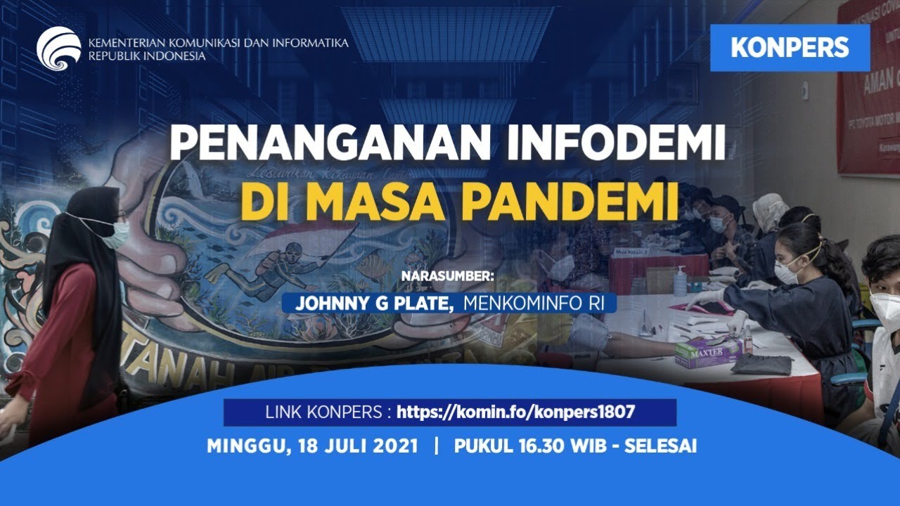 Konferensi Pers - Penanganan Infodemi di Masa Pandemi