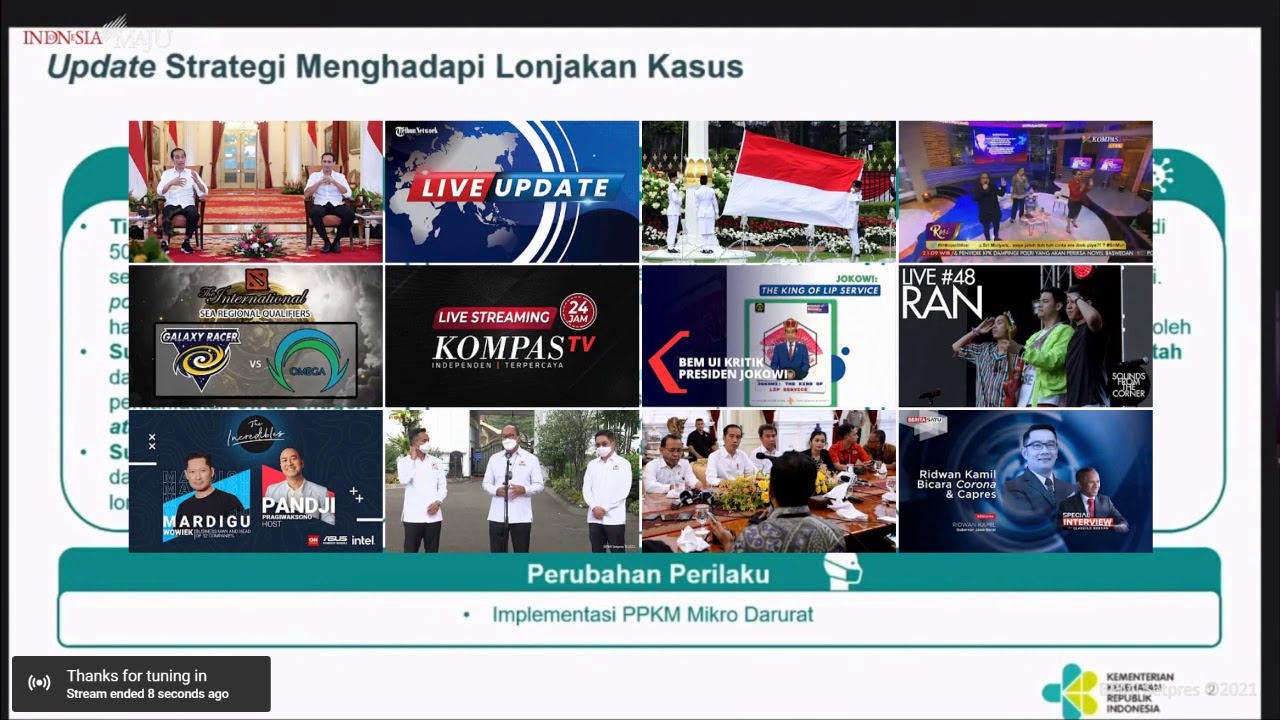 LIVE: Keterangan Pers Menko Kemaritiman dan Investasi terkait PPKM Darurat, Jakarta, 1 Juli 2021