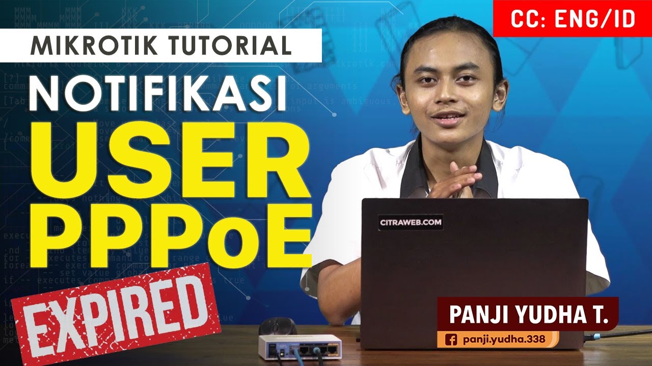 Notifikasi User PPPoE EXPIRED - MIKROTIK TUTORIAL [ENG SUB]