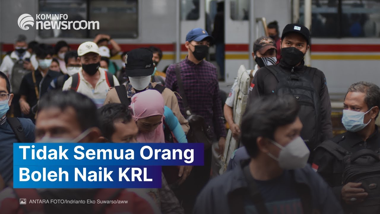 PPKM Darurat, Syarat Perjalanan KRL Diperketat