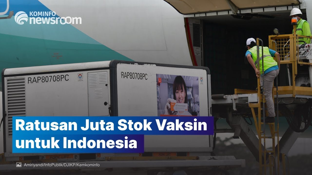 Tahap ke-18, Sejumlah 14 Juta Bulk Vaksin Sinovac Tiba di Indonesia