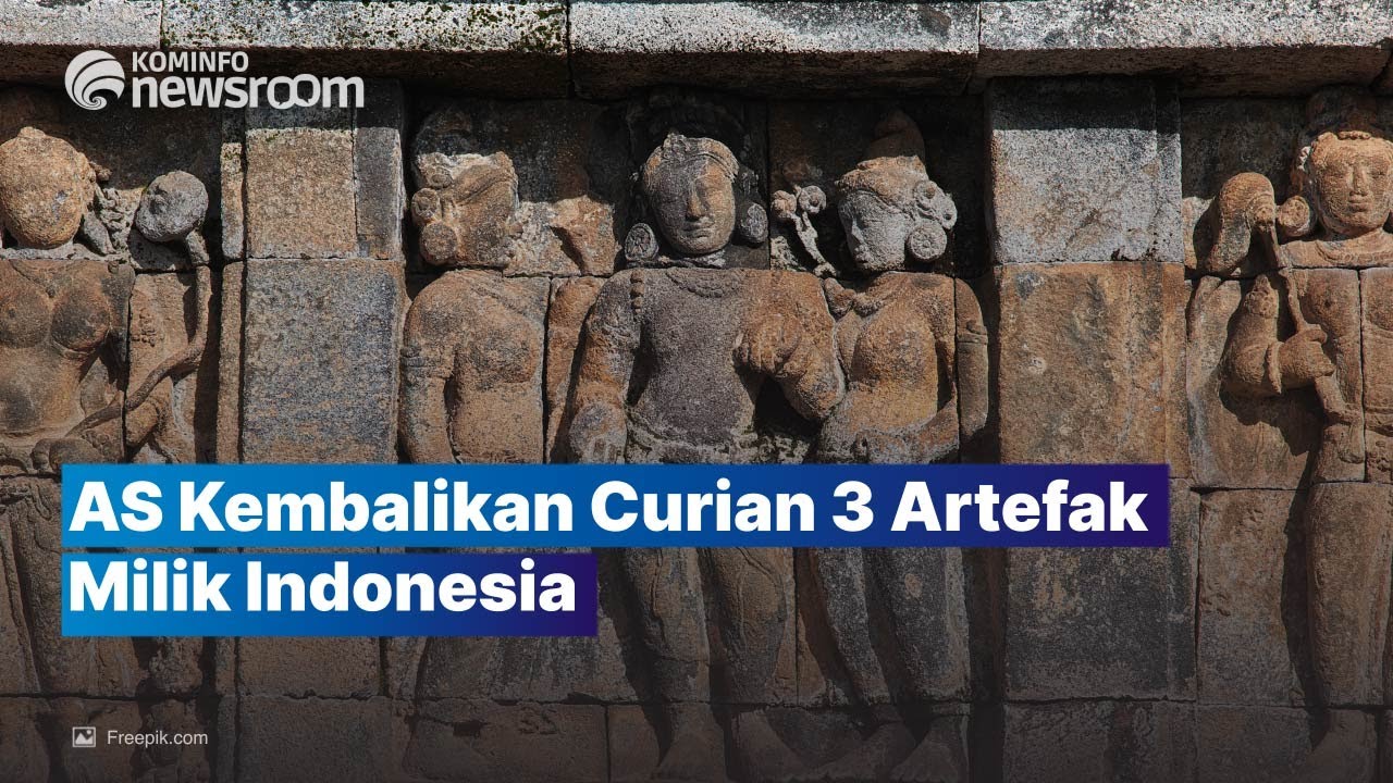 3 Artefak Dikembalikan AS ke Indonesia