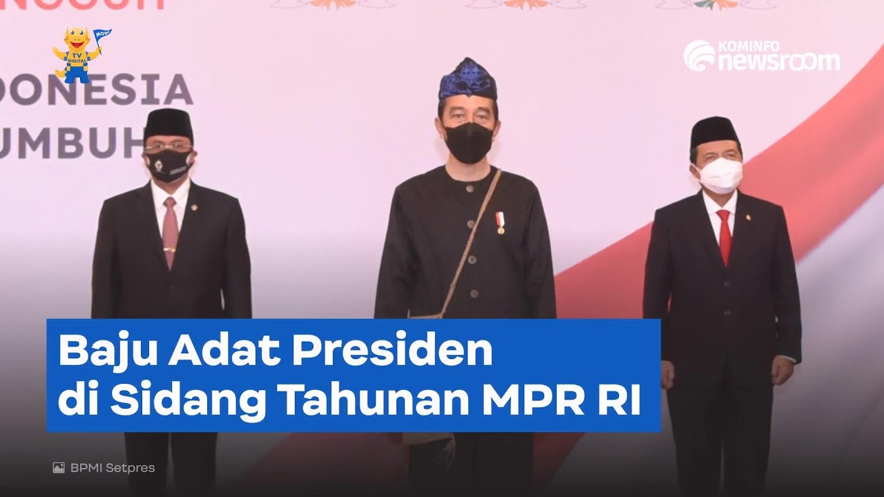 Baju Adat Presiden di Sidang Tahunan MPR RI