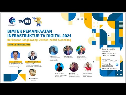 Bimtek Pemanfaatan Infrastruktur TV Digital 2021