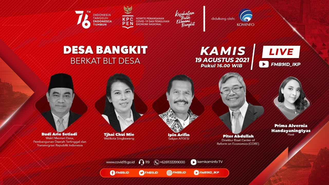 Dialog Produktif Kamis Eksklusif: Desa Bangkit Berkat BLT Desa